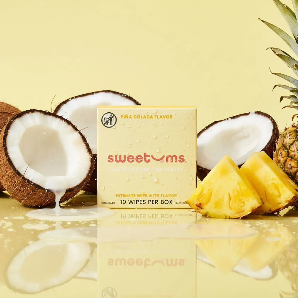 Sweetums Personal Flavored Intimate Wipes