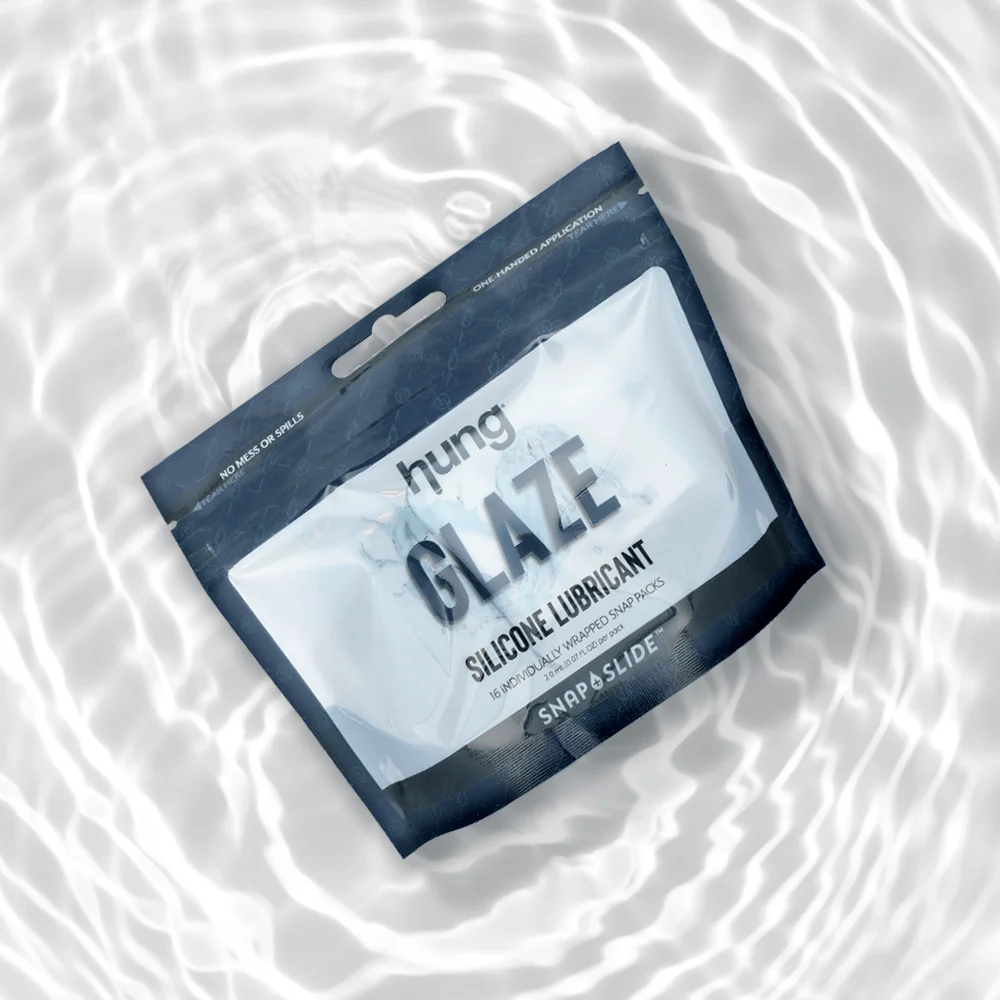 HUNG Glaze Snap + Slide Silicone Lube 16 Count Travel Packets