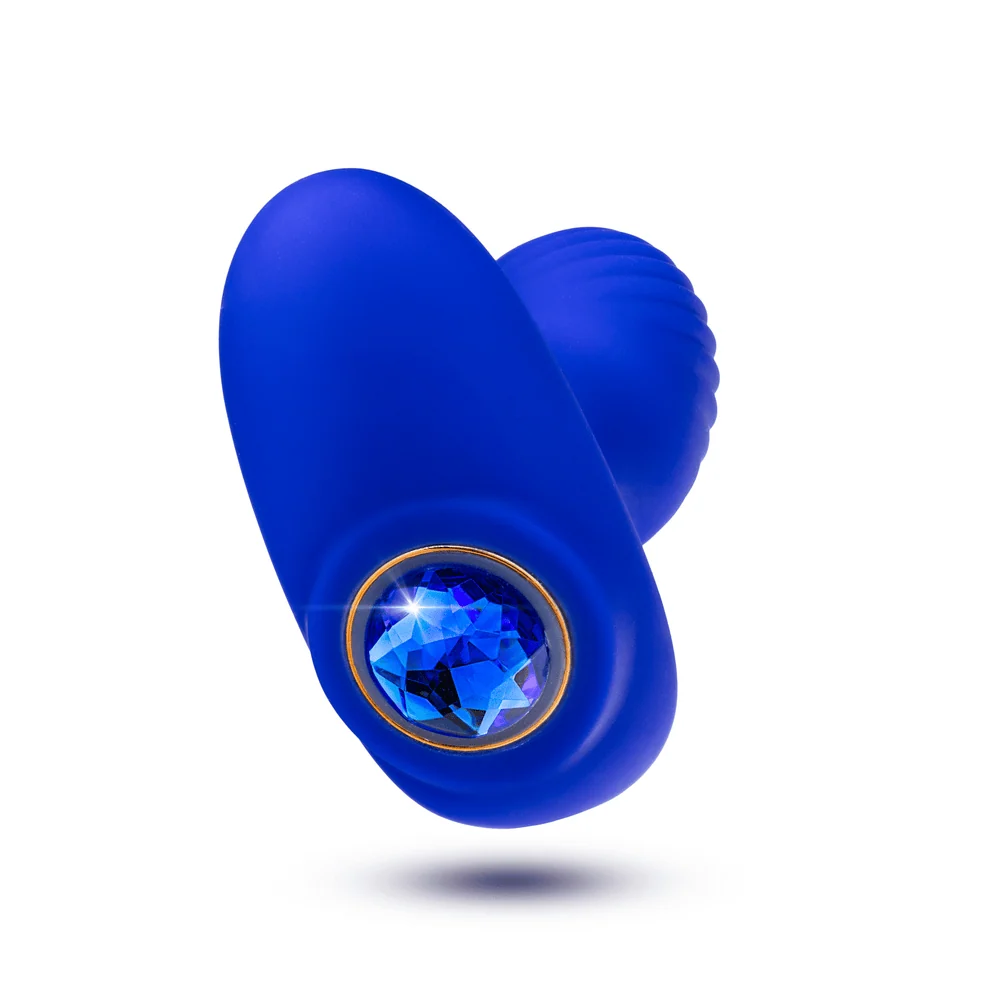 Blush Oh My Gem Mystery Sapphire Anal Plug with 7 Vibration Settings