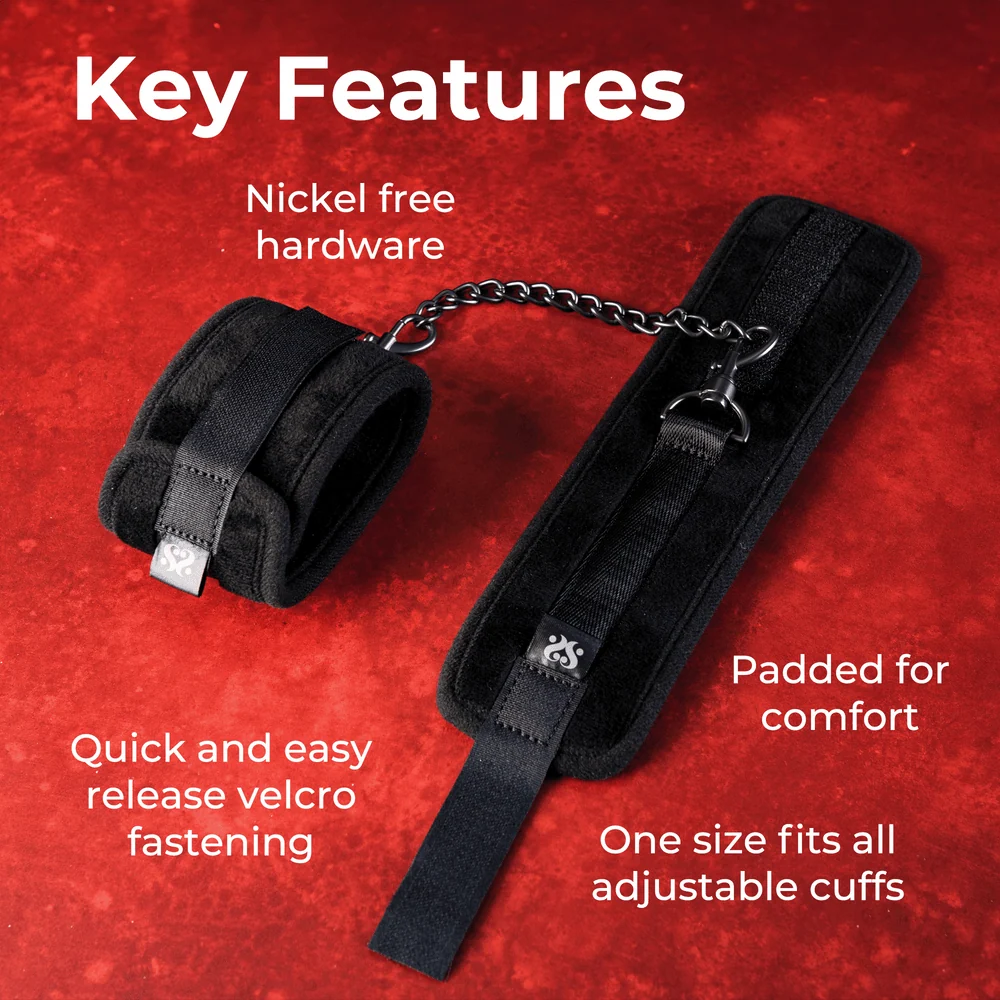 Sei Mio Legs Locked Padded Ankle Restraints