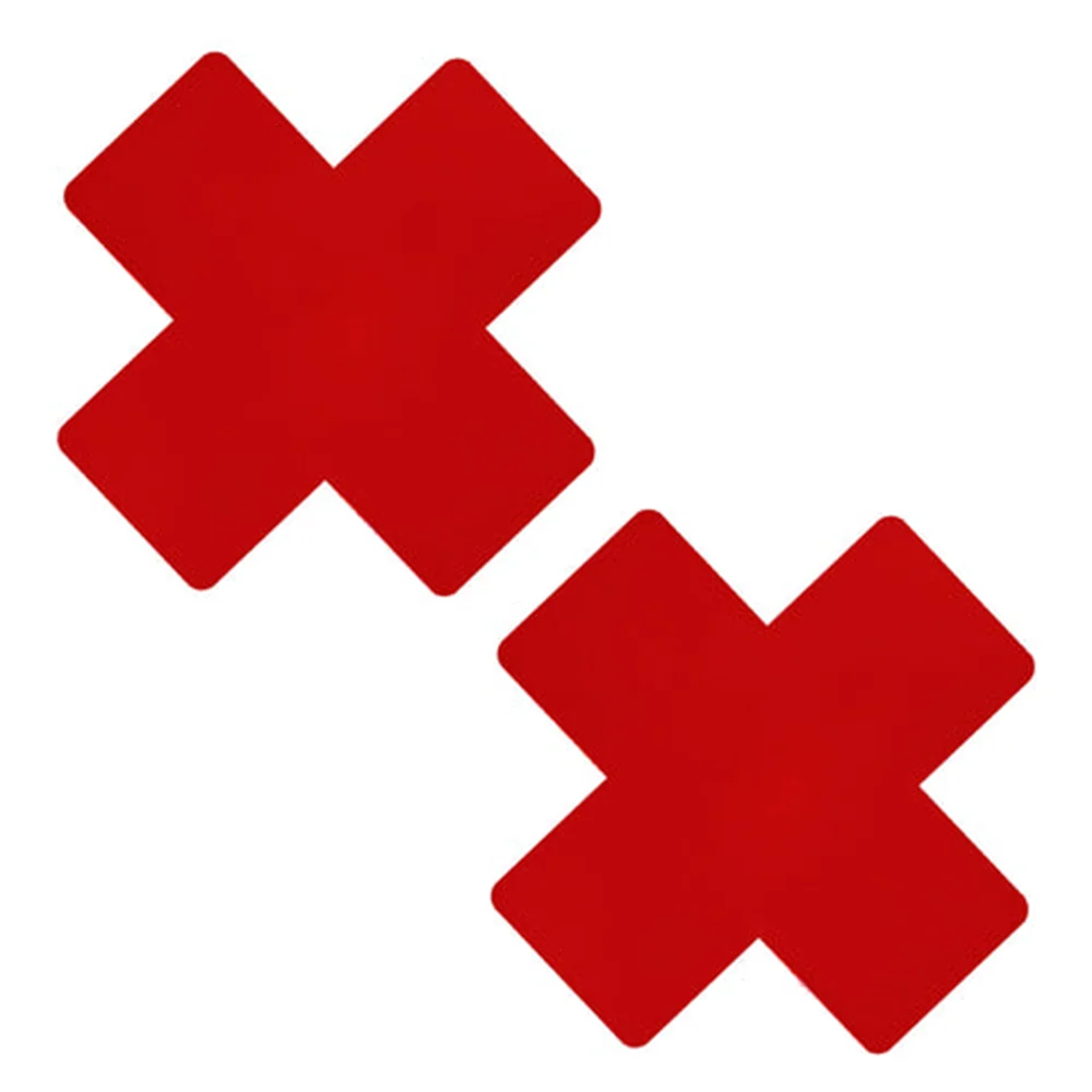 Neva Nude Red Purgatory Temperature Reactive X Factor Nipple Cover Pasties