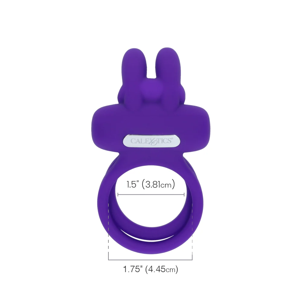 Couples Enhancers Dual Rockin Rabbit Silicone Rechargeable Ring