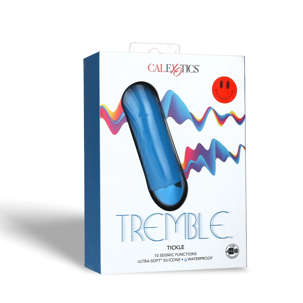 Tremble Tickle Curved Tongue Silicone Massager by California Exotic