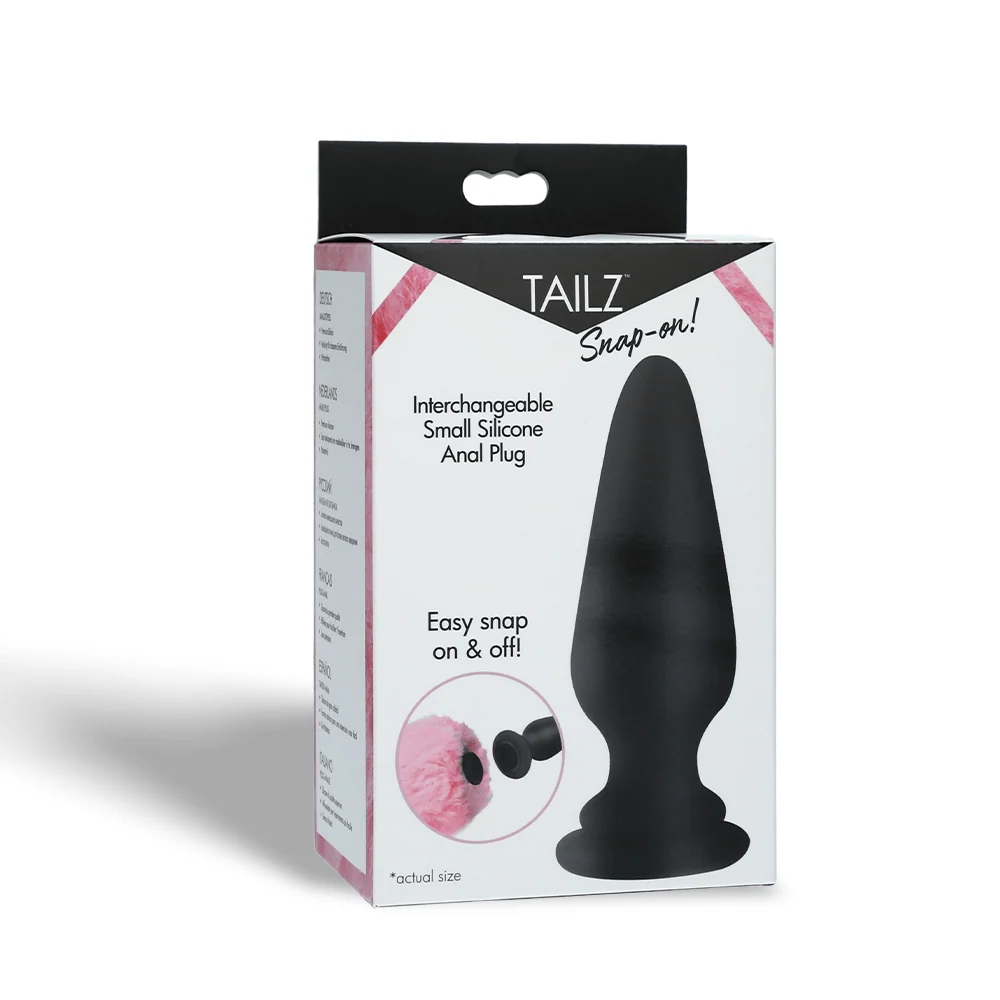 Tailz Snap-On Interchangeable Anal Plug with Body-Safe Silicone Base