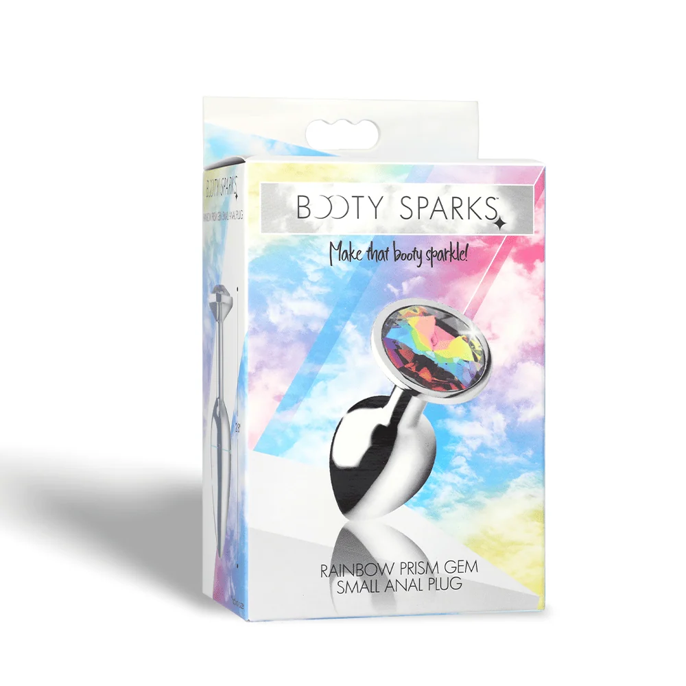 Booty Sparks Gem Anal Plug in Weighted Silvery Aluminum