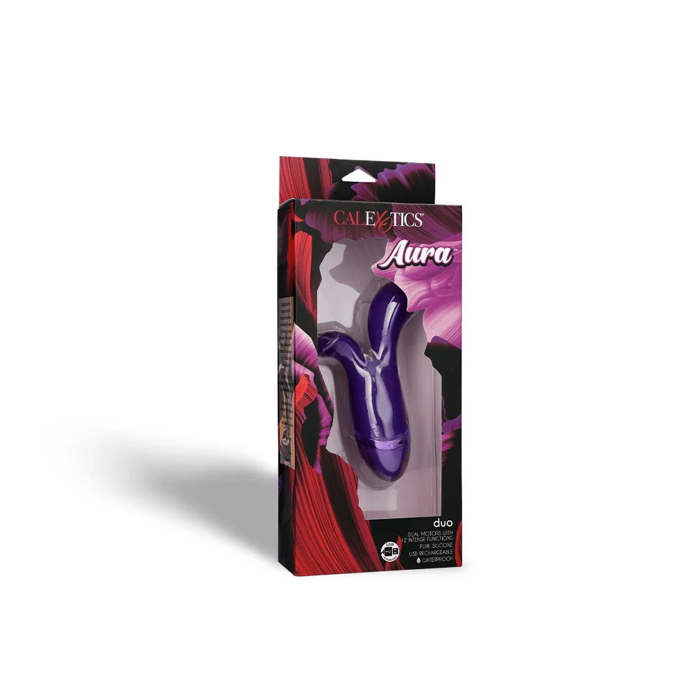 California Exotic Aura Duo 双刺激器 12 功能按摩器