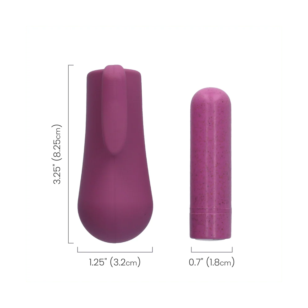 Gaia Eco Delight Purple Bullet Vibe with 10 Modes
