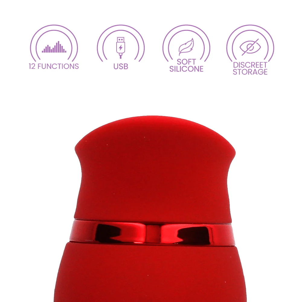 French Kiss™ Sweet Talker Flickering Silicone Vibrator