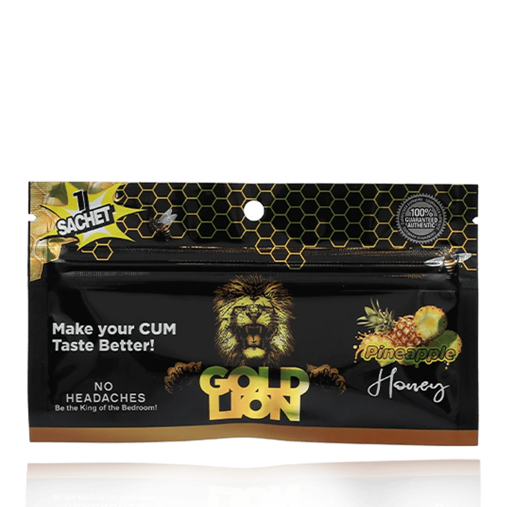 Gold Lion Pineapple Honey Single Packet Sexual Enhancement Supplement