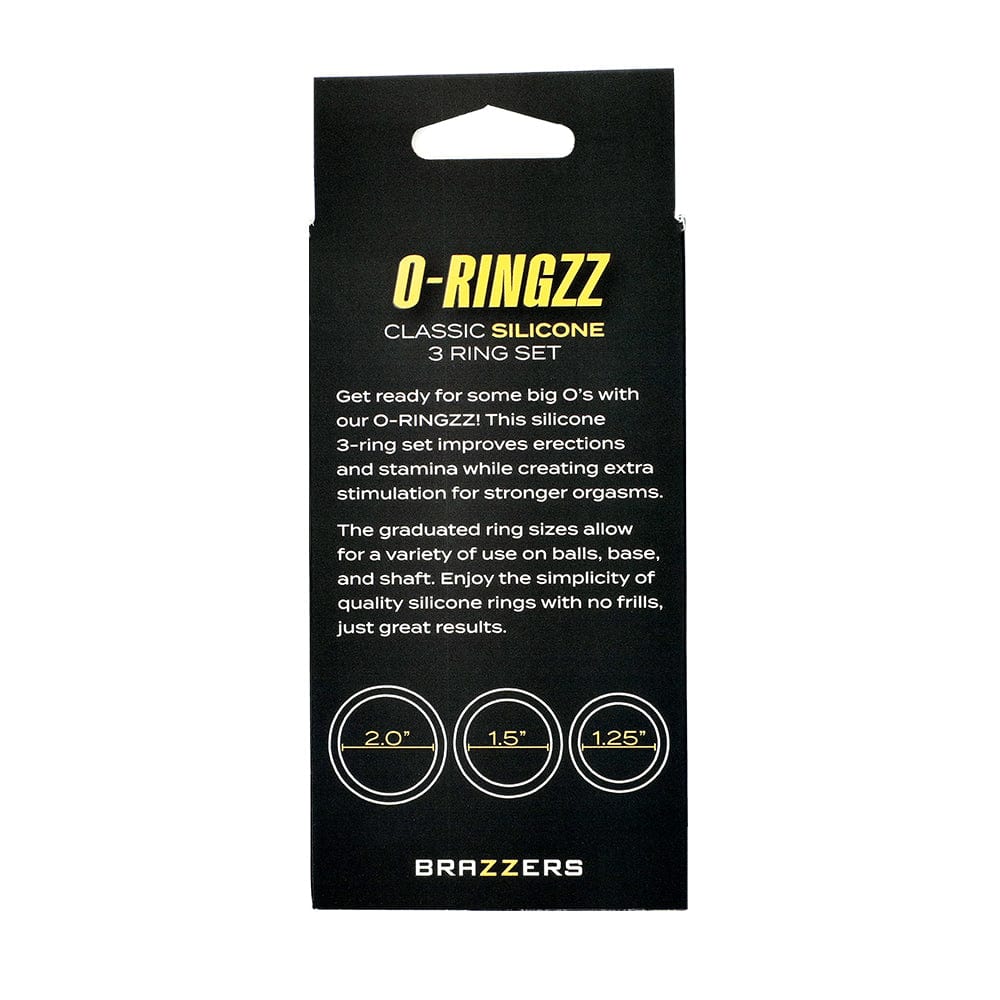 Brazzers O-Ringzz 3pc Silicone Cock Ring Set for Him