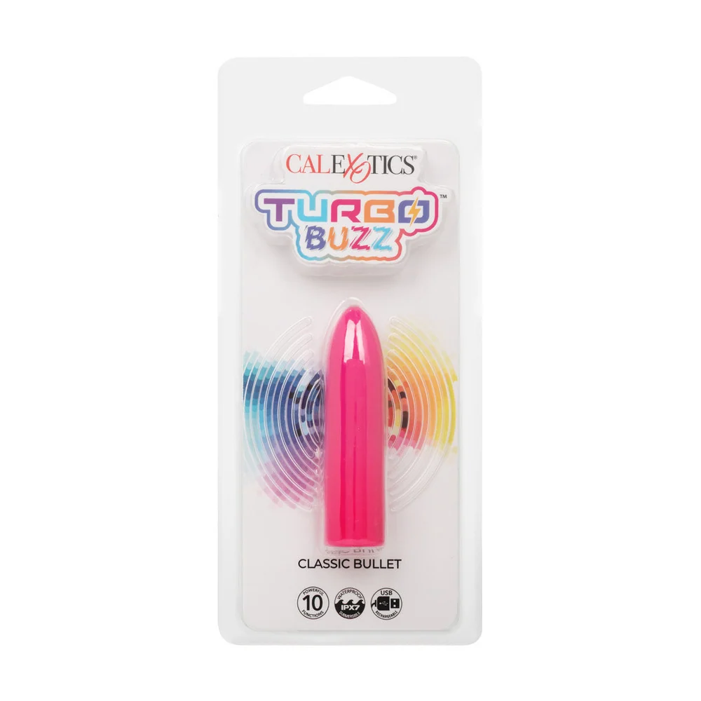 Turbo Buzz Classic 子弹振动器 — 10功能防水可充电刺激器