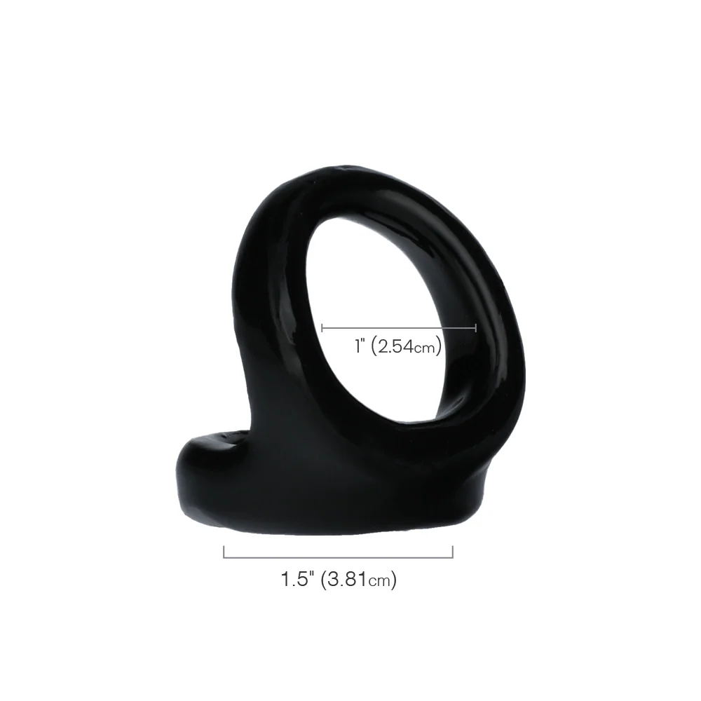 COLT Snug Tugger Stretchy Double Cock Ring with Scrotum Support