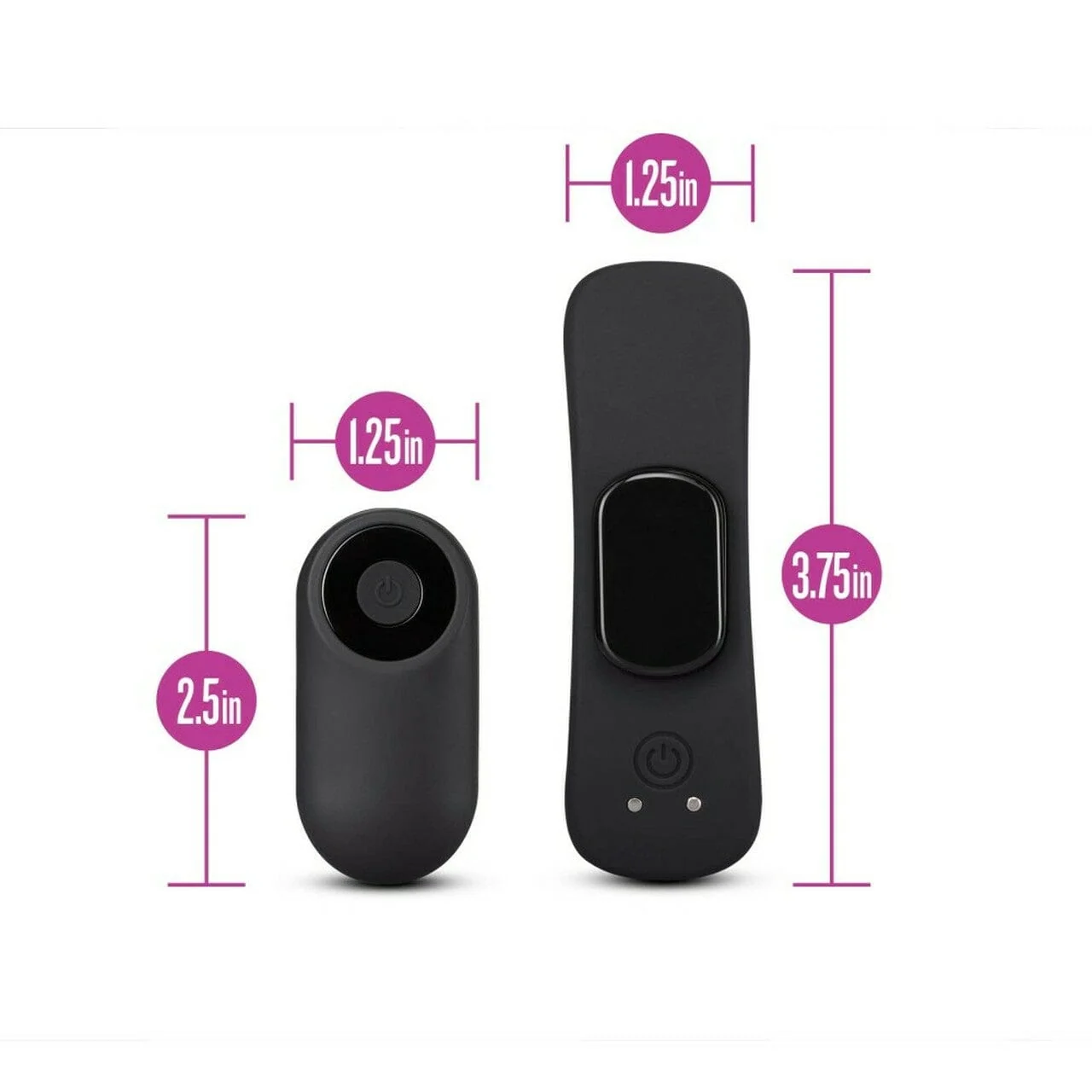 Temptasia Control Panty Vibe in Black with Remote and 10 Vibration Functions