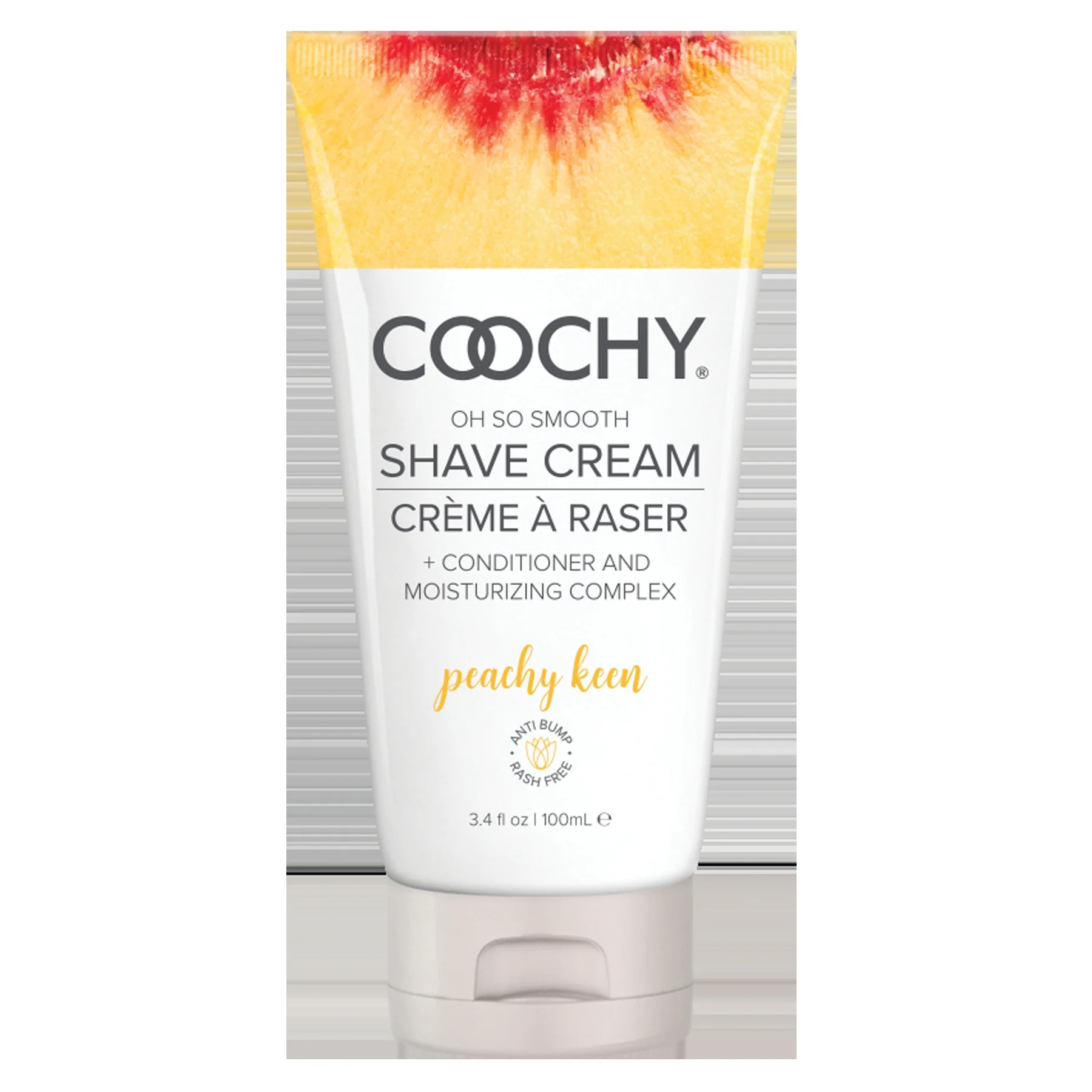 Coochy Shave Cream Peachy Keen with Georgia Peaches, Sugar Cane and Vanilla