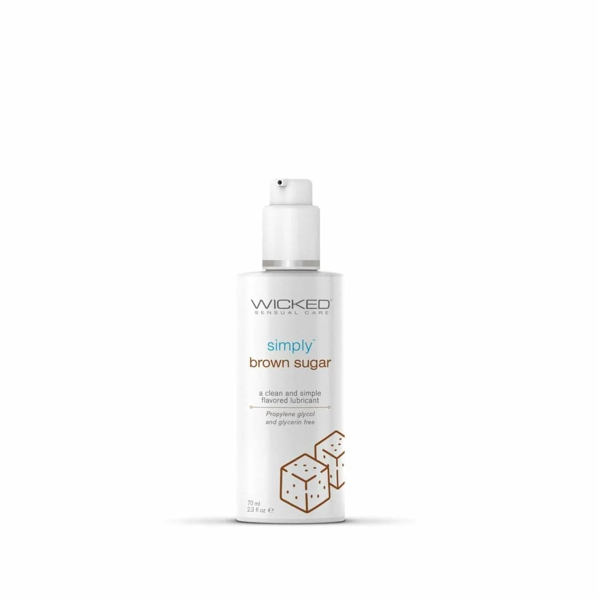 Wicked Sensual Care Simply Flavored Brown Sugar Water Based Lubricant