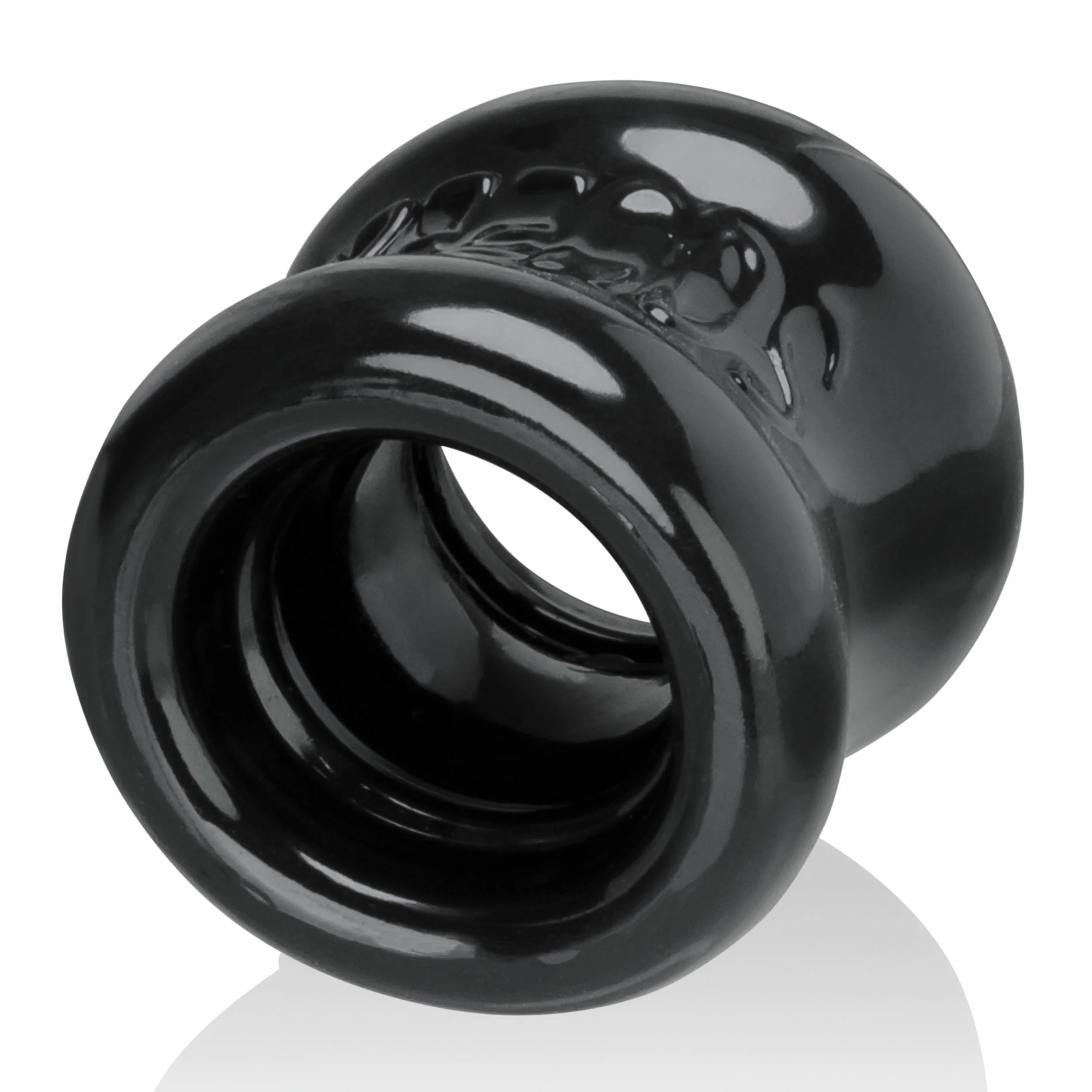 Oxballs Squeeze Ball Stretcher Black Cock Ring in FLEXtpr