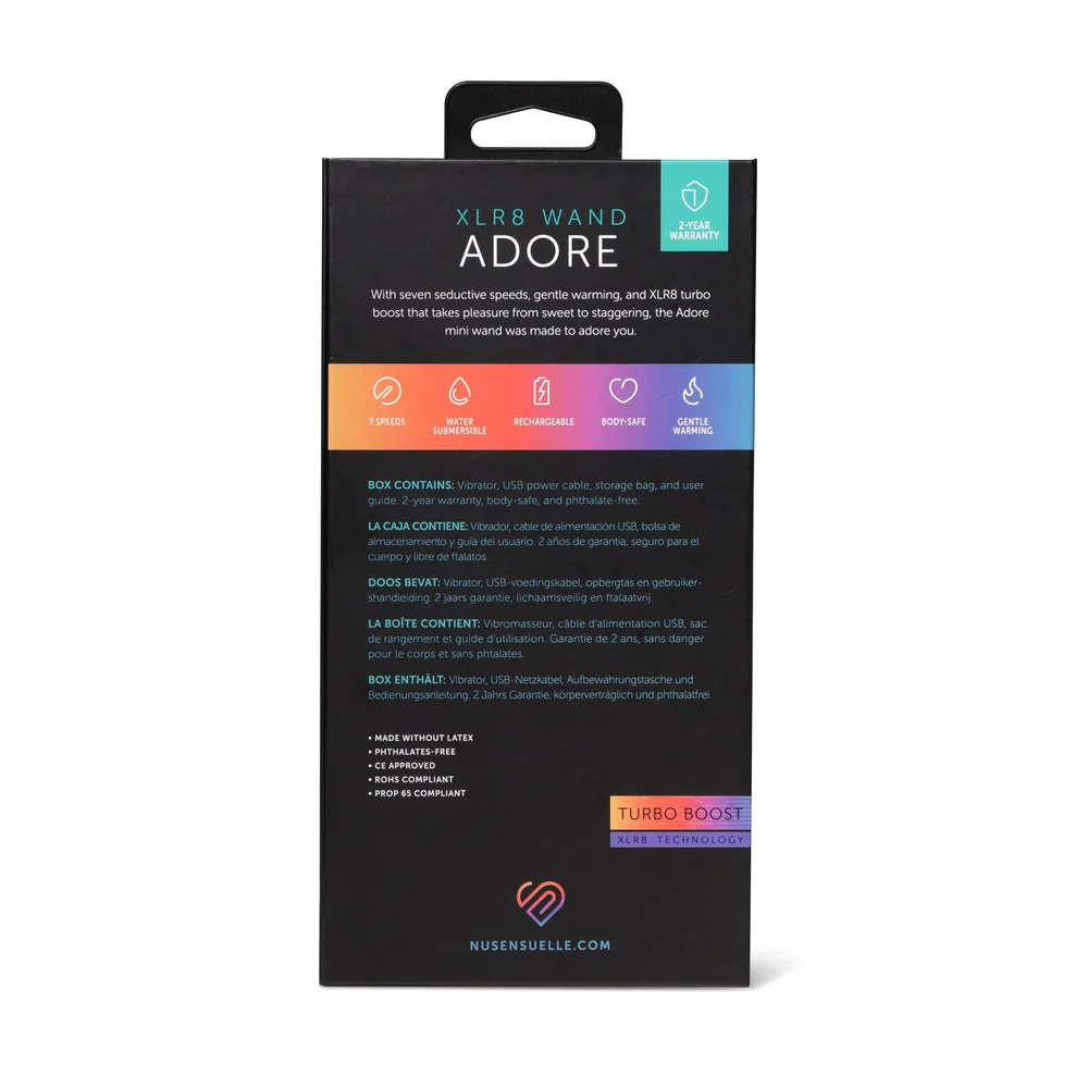 Nu Sensuelle Adore XLR8 Warming Wand Vibrator