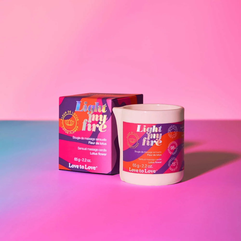 Light My Fire Massage Candle with Floral Warming Wax