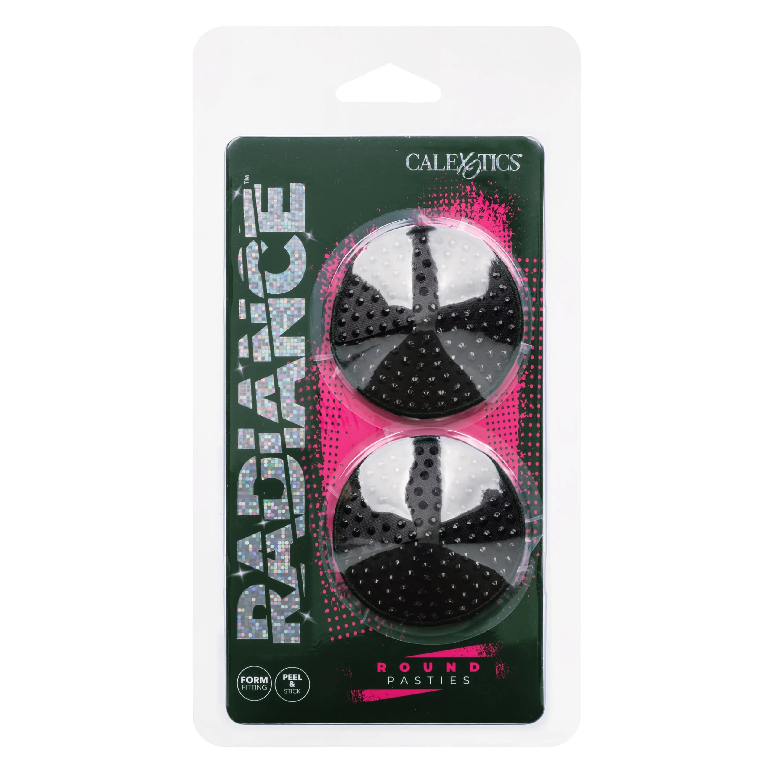 Radiance Round Pasties with Sparkling Gems from California Exotic