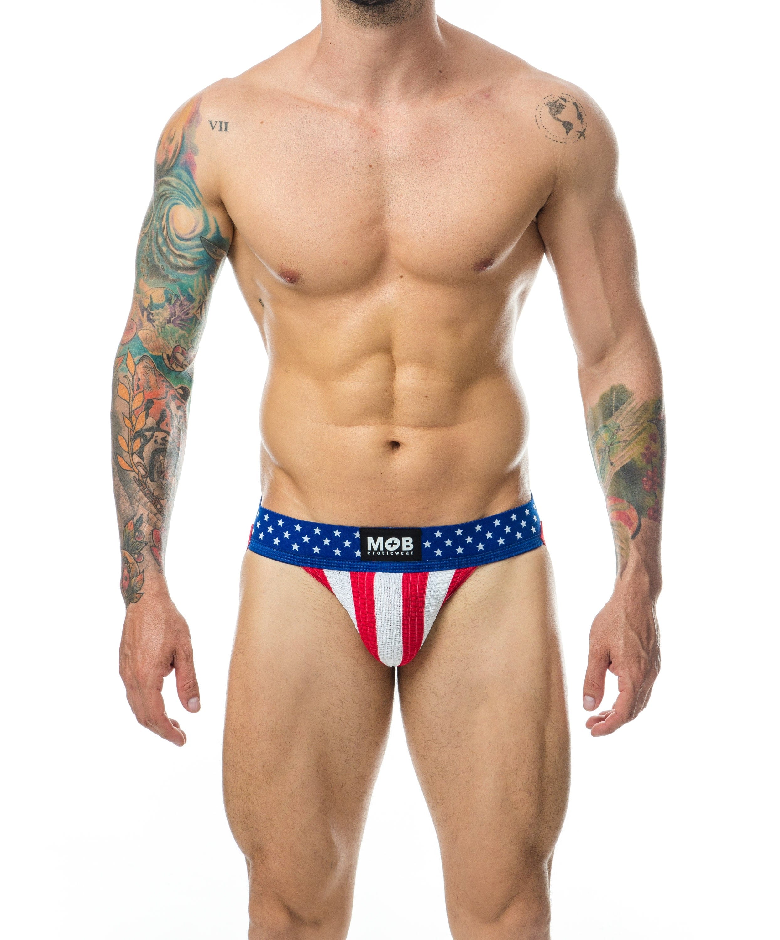 Male Basics Patriot 三款图案性感男士护裆内裤