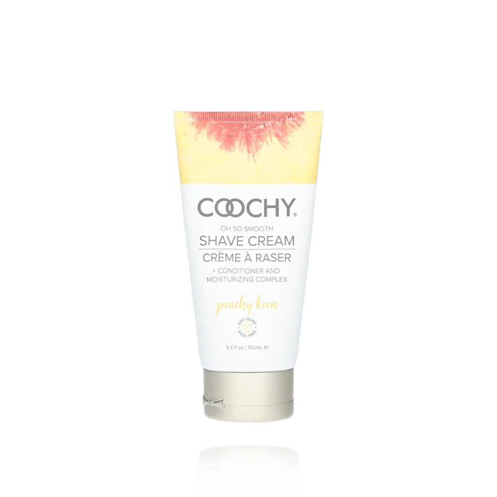 Coochy Shave Cream Peachy Keen with Georgia Peaches, Sugar Cane and Vanilla