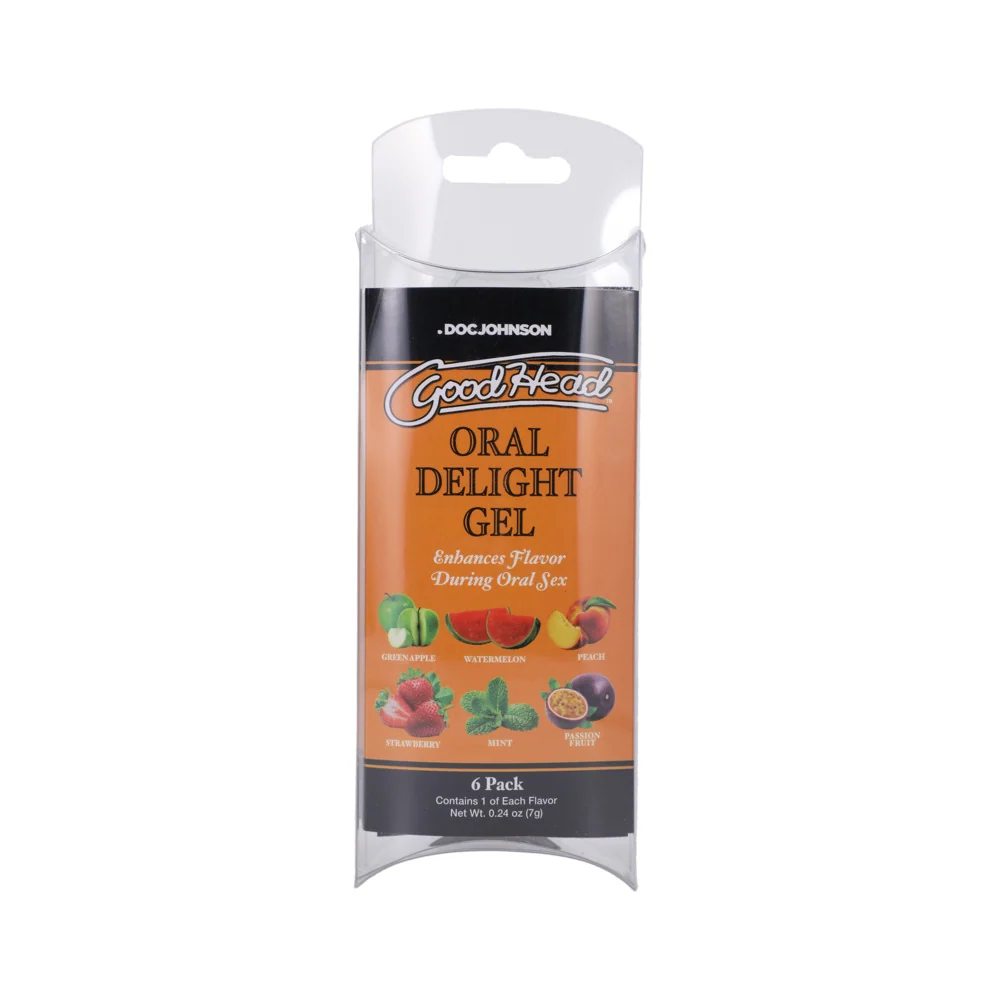 GoodHead Oral Delight Gel 6 Pack in Six Flavors