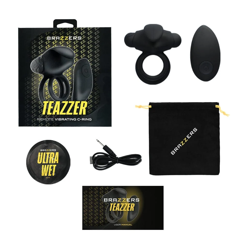 Brazzers Teazzer Remote Control Vibrating Cock Ring