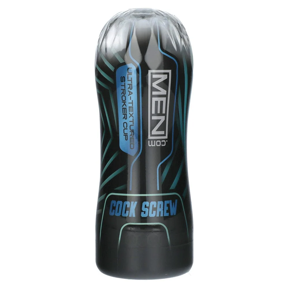Men.com Ultimate Stroker Cup with Textured Silicone Sleeve and Suction