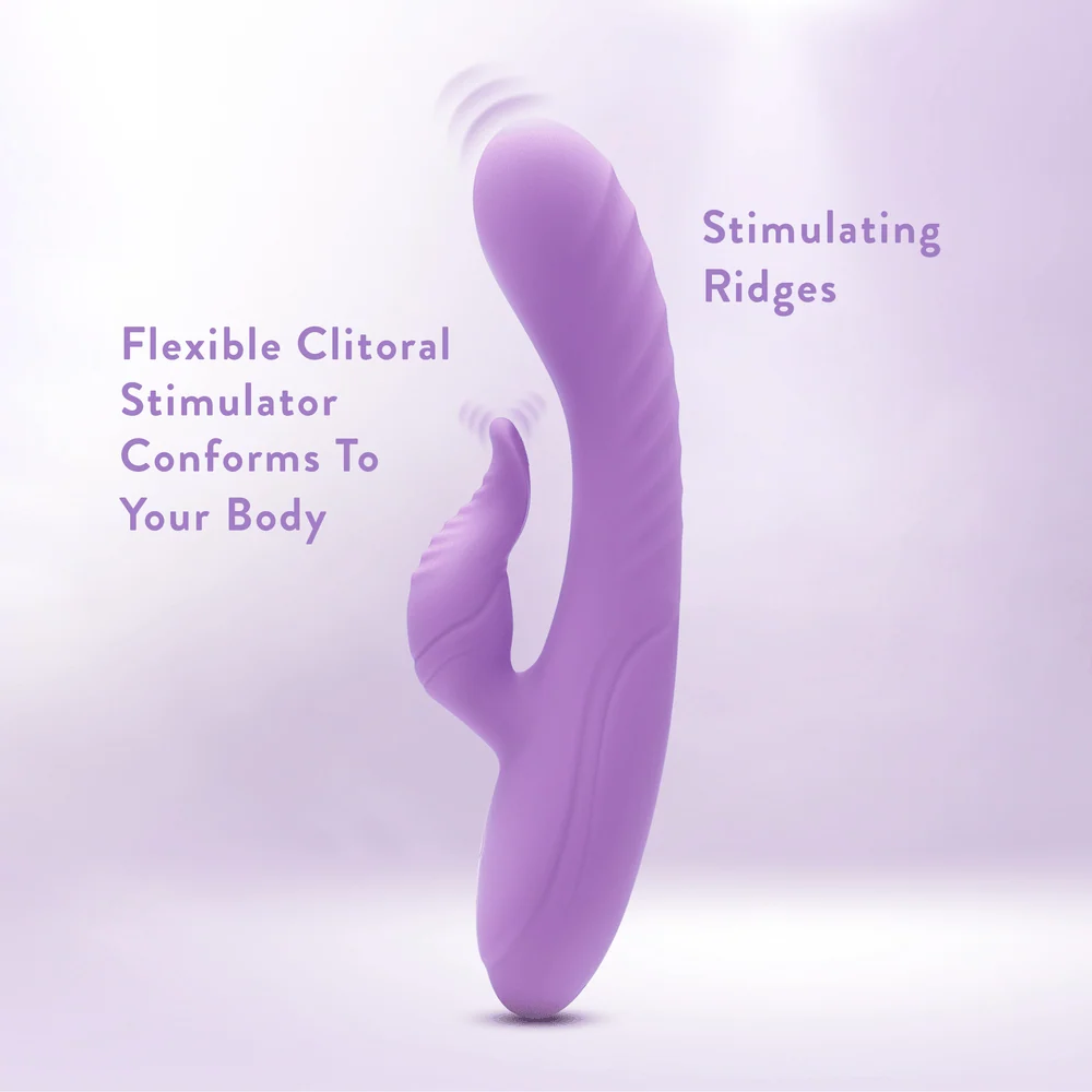 Blush Evelyn Purple Rabbit Vibrator with 10 Vibration Modes