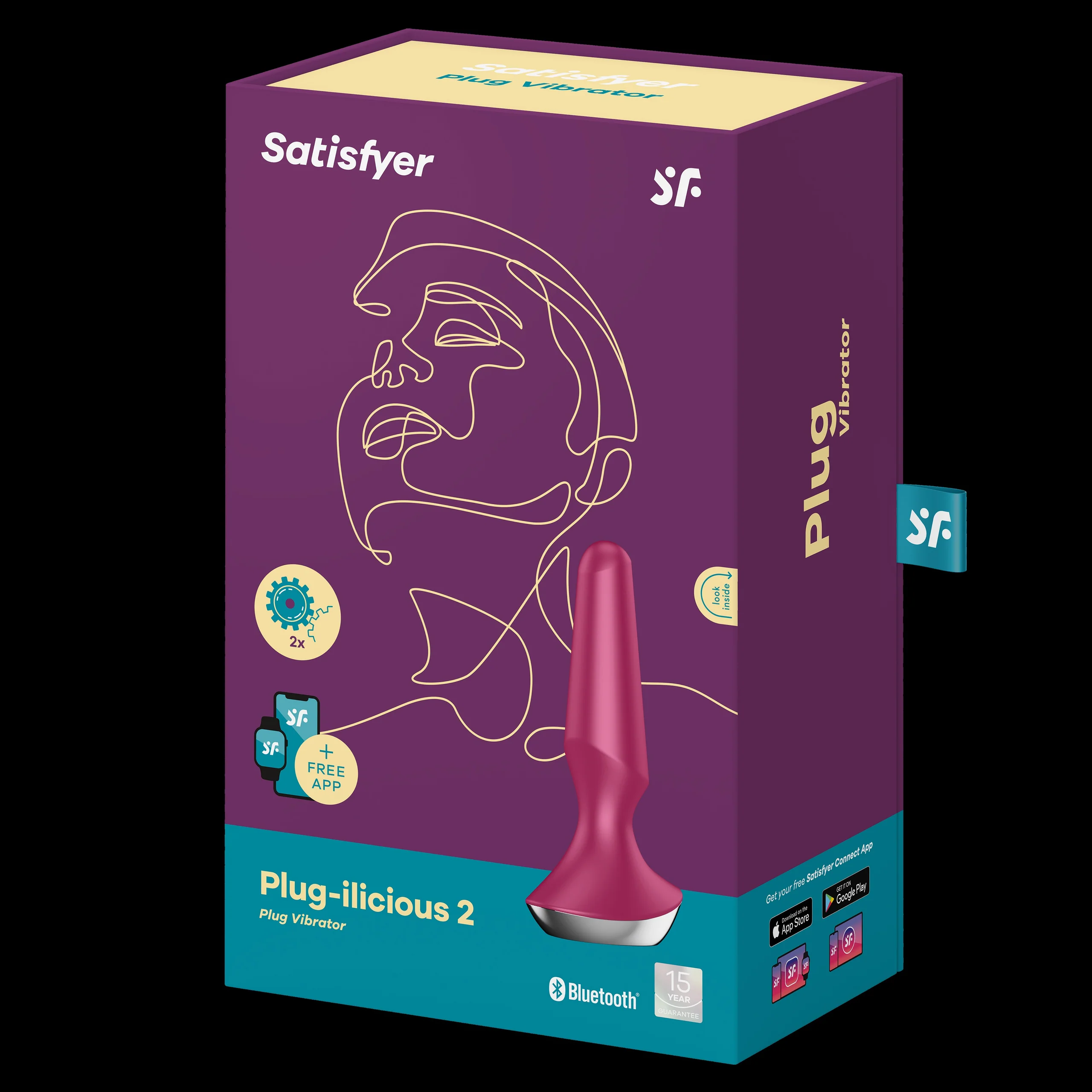 Satisfyer Plug-ilicious 2 App-Controlled Vibrating Anal Plug