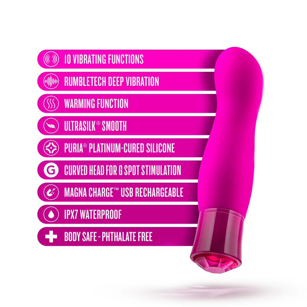 Blush Oh My Gem Exclusive Tourmaline Bullet Vibrator with Warming Tip