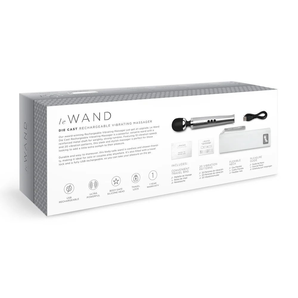 Le Wand Die Cast Rechargeable Vibrating Wand Massager
