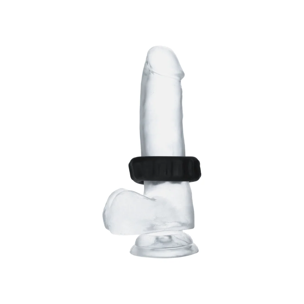 Oxballs Axis Rib Griphold Cockring in Soft Plus+Silicone