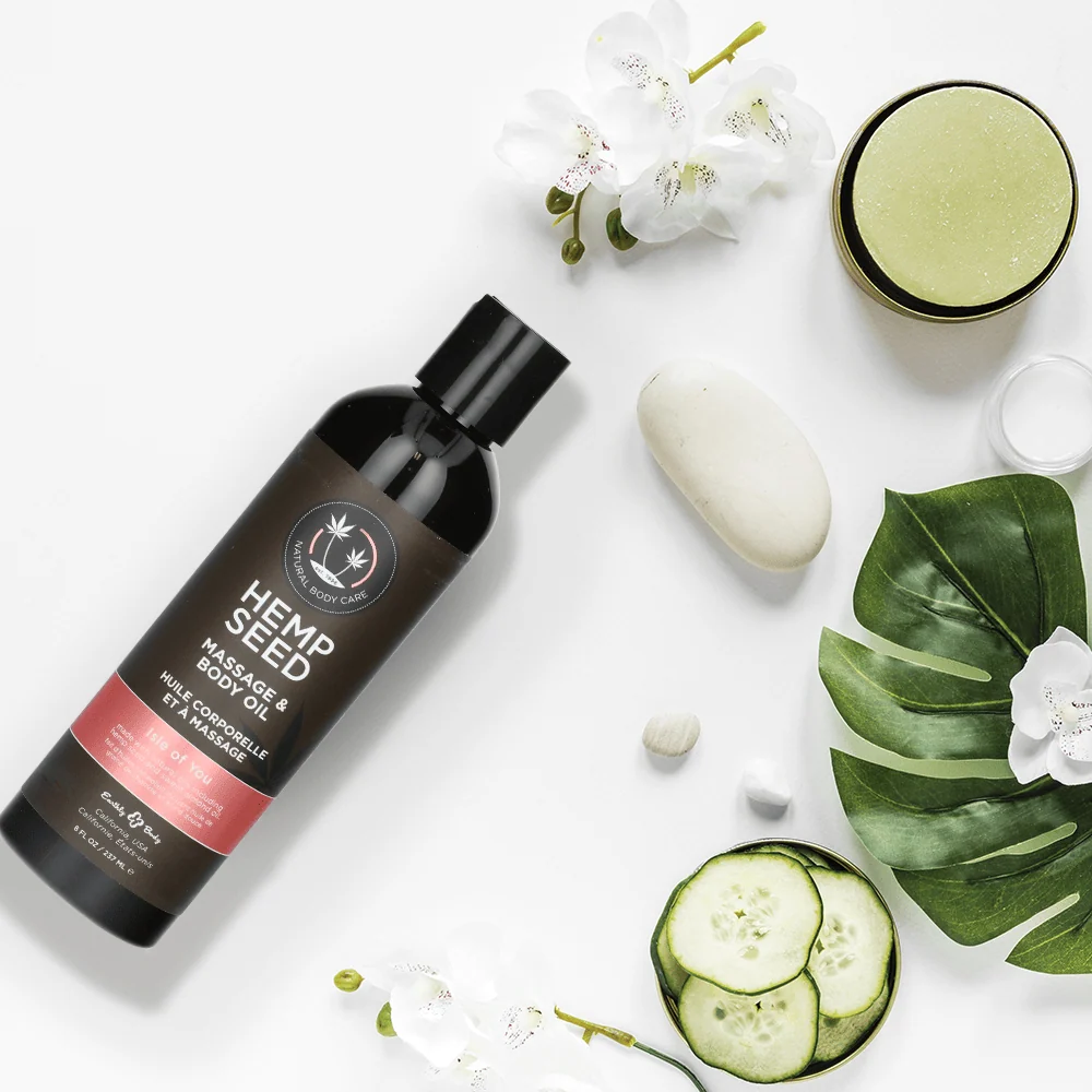 Earthly Body Hemp Seed Massage Oil