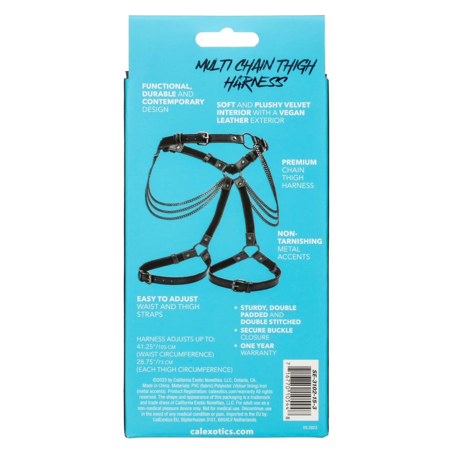 Euphoria Collection Multi Chain Plus Size Thigh Harness