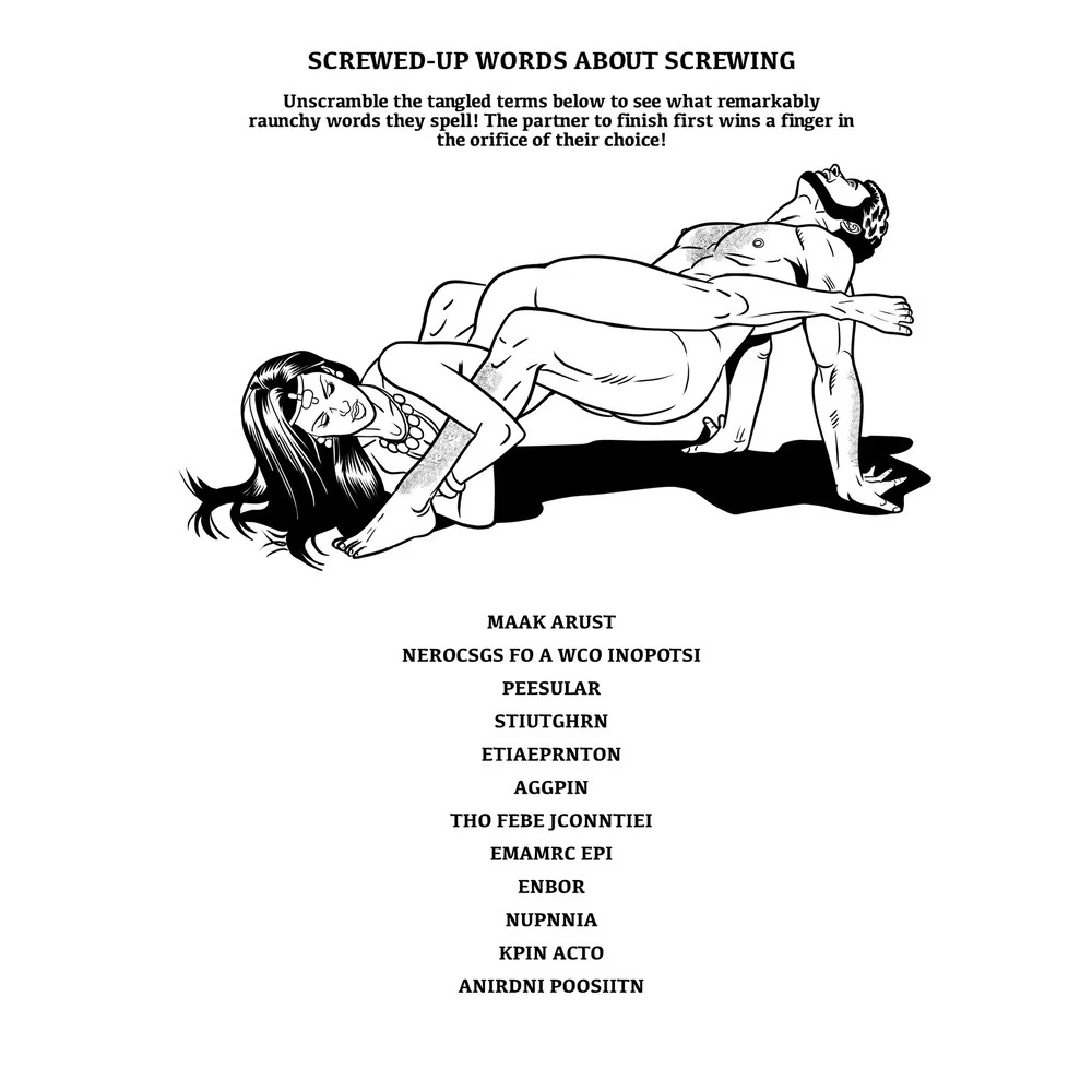 Kama Sutra 活动书，含涂色、填字游戏和找词游戏
