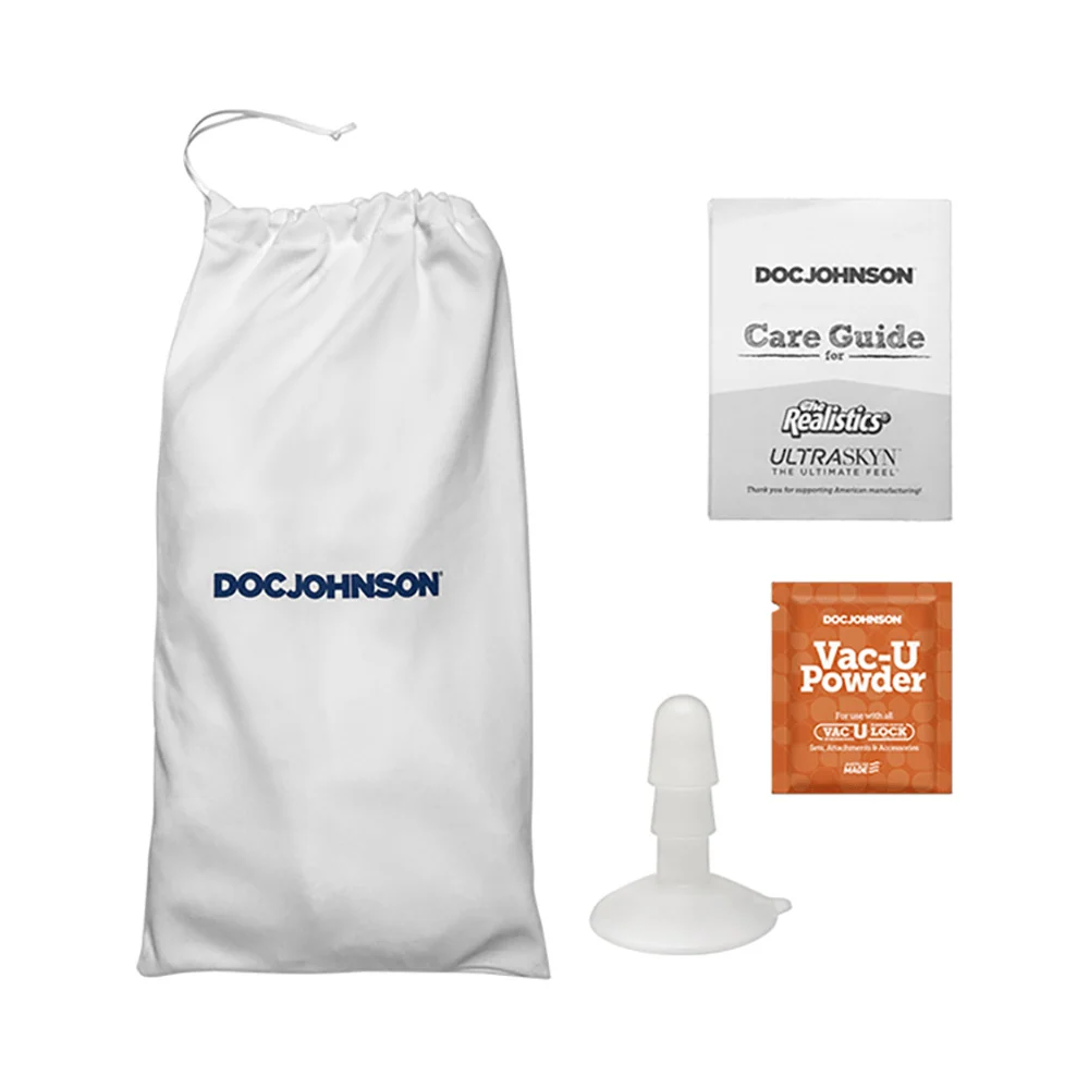 The Realistic Cock 6" Ultraskyn Realistic Dildo with Balls