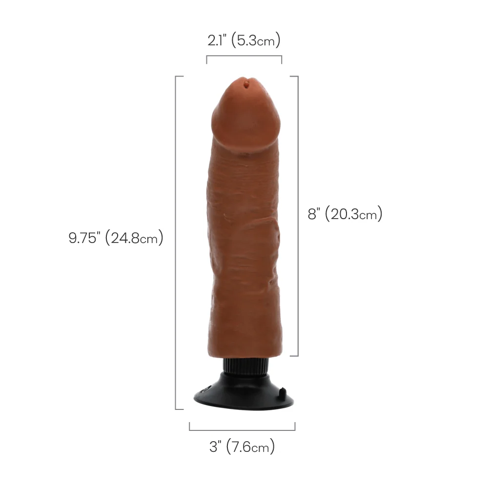 King Cock Vibrating Dildo Posable Waterproof Suction Cup