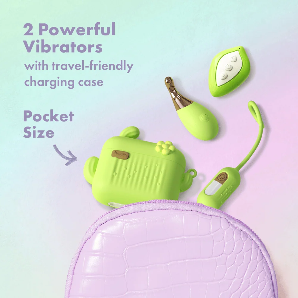 Blush Play With Me Blooming Bliss Green Set With 2 Mini Vibes