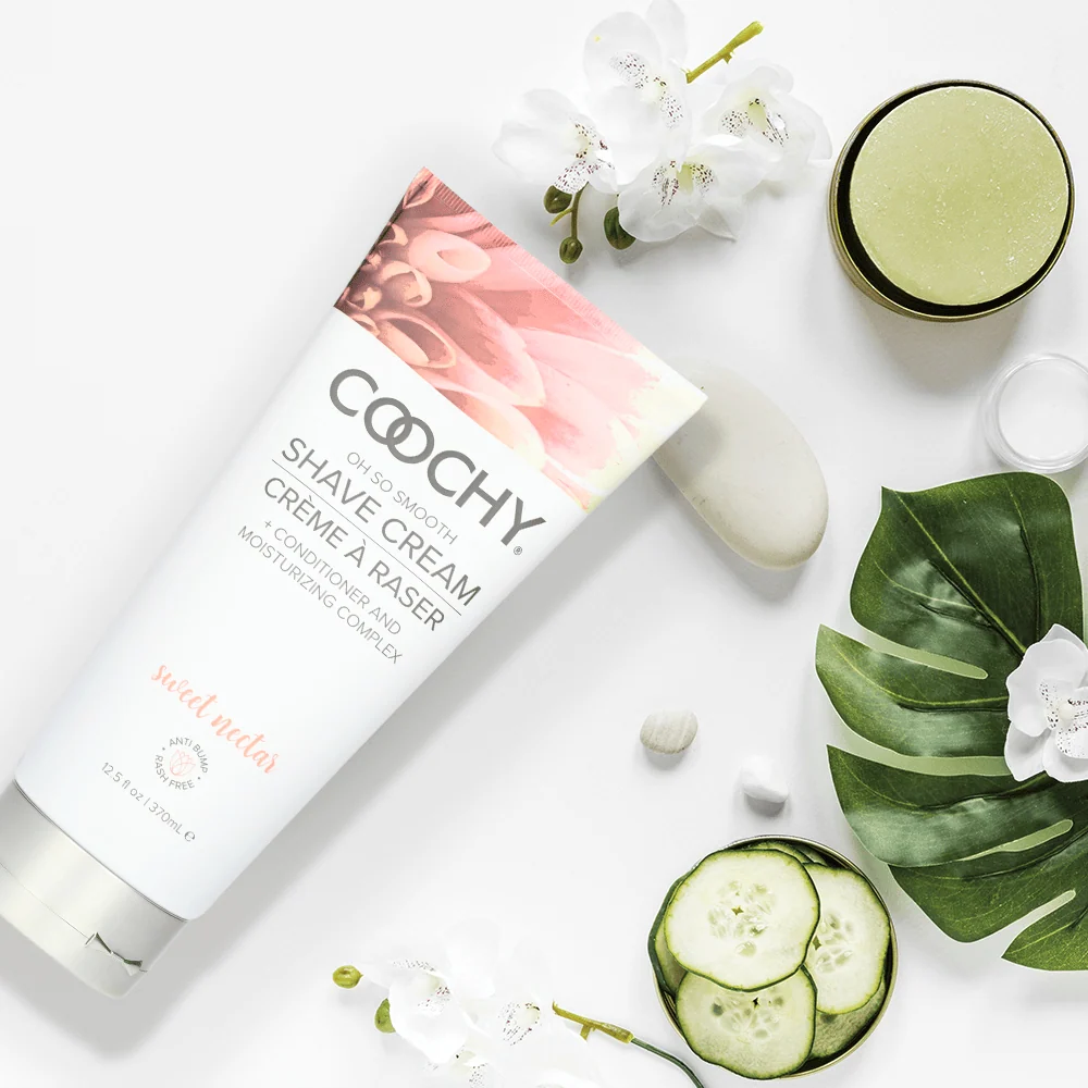 Coochy Shave Cream Sweet Nectar with Pear, Wild Berries and Apple Blossoms