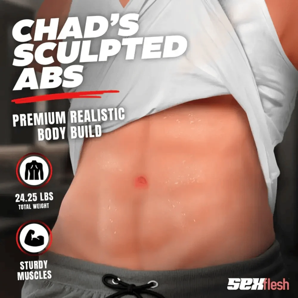 SexFlesh Chiseled Chad 男性仿真娃娃 可弯曲阴茎