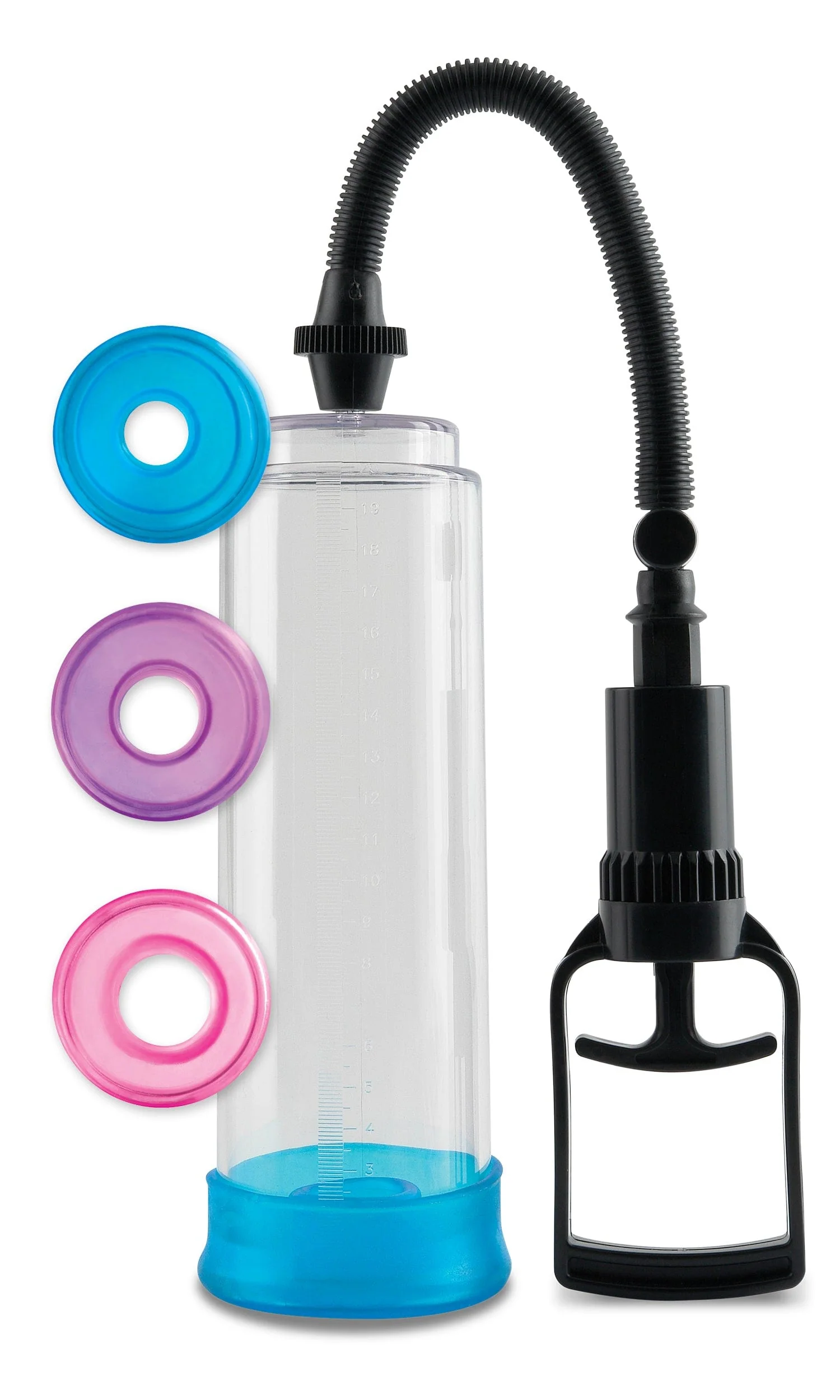 Pump Worx Cock Trainer Pump System with Graduated Donuts