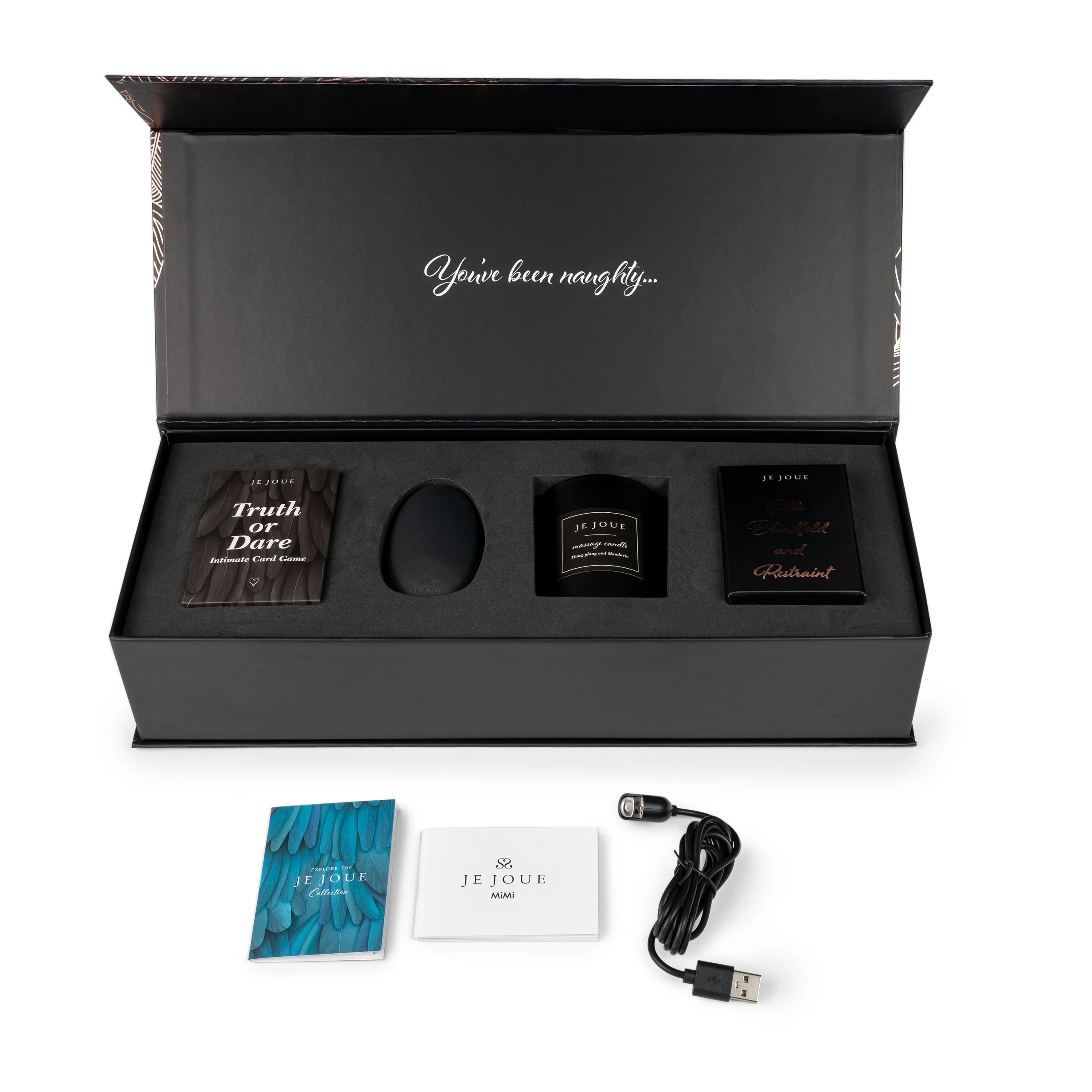Je Joue The Naughty Collection Gift Set in Black