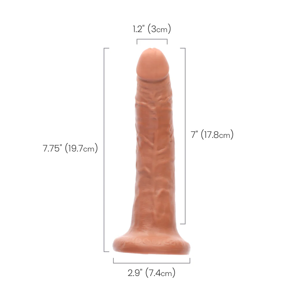 King Cock 7" 真人感假阳具 带吸盘底座