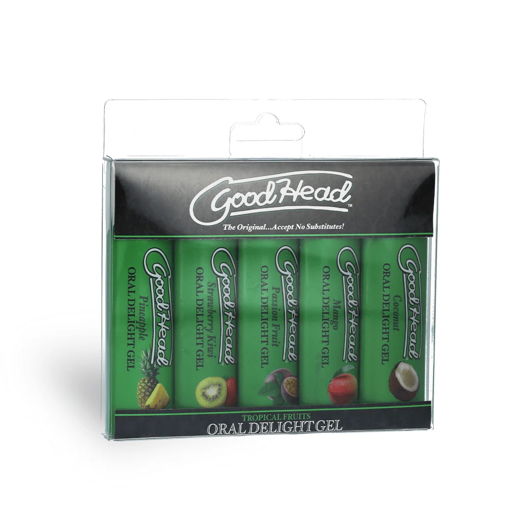 GoodHead Oral Delight Gel 5-Pack Cupcake Flavor Selection