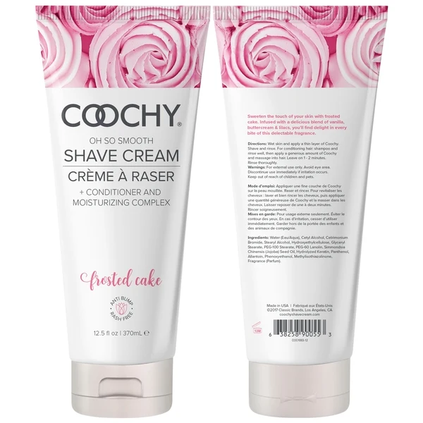 Coochy 剃毛膏 磨砂蛋糕香型 含香草、奶油和丁香花