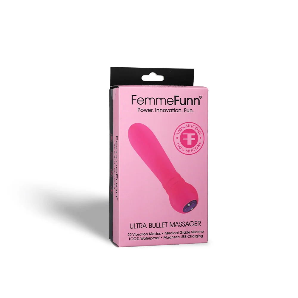 Femme Funn Ultra Bullet 玩具，20种振动模式，带记忆功能