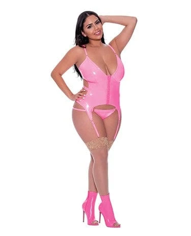 Exposed Hard Candy Basque and Cheeky Panty Set