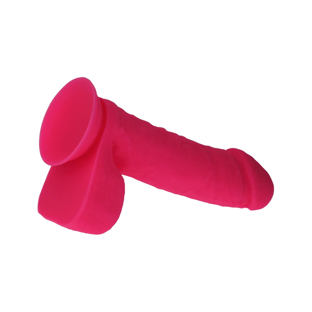 Ruse Big Poppa Hot Pink Realistic Silicone Dildo