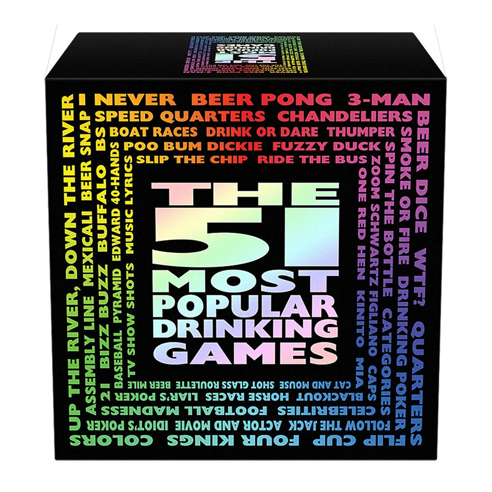 Kheper 51 Most Popular Drinking Games Card and Dice Set